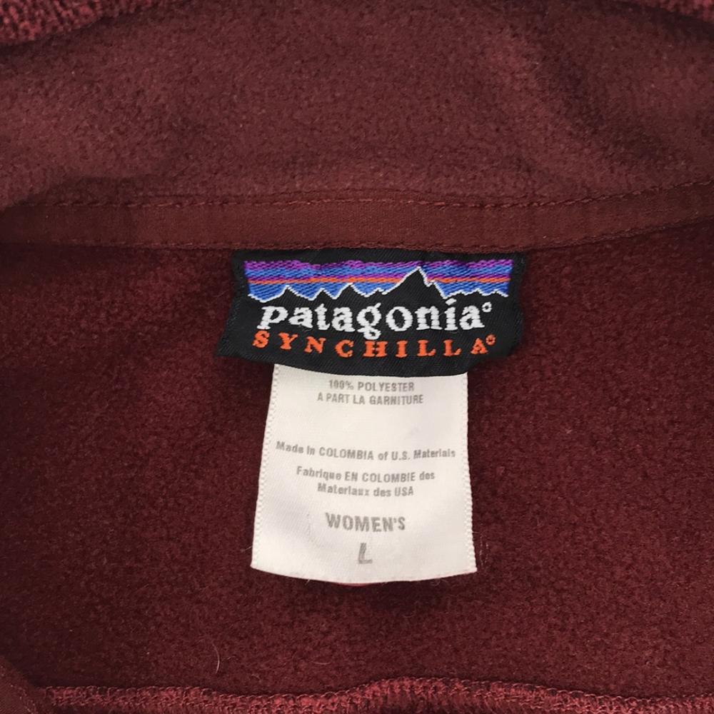 patagonia 25342F5 Zip jacket L Red series Fleece-lined Outdoor Women Used