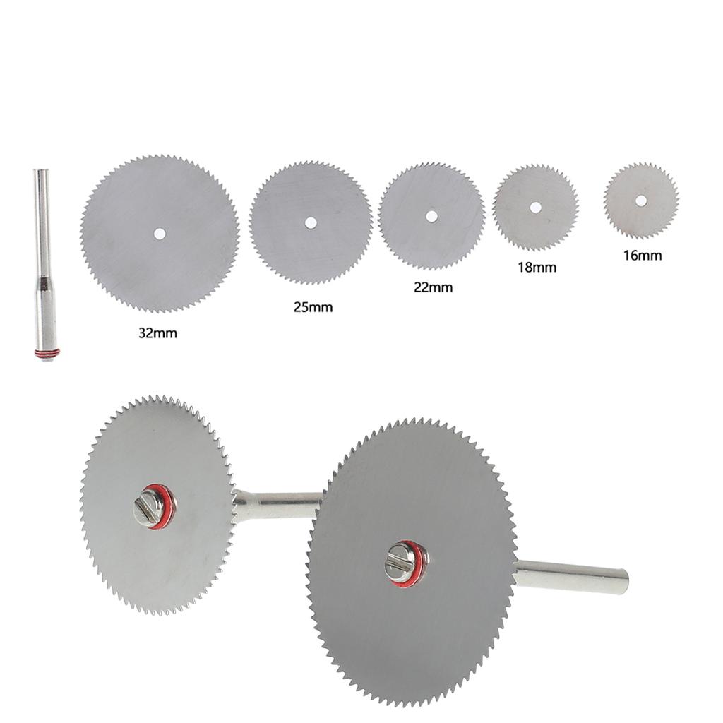 11 Stück HSS Kreissägeblatt-Set Mini-Kreissägeblätter Edelstahl Schneiden Mehrzweck-Kreissägeblatt geeignet für Woo