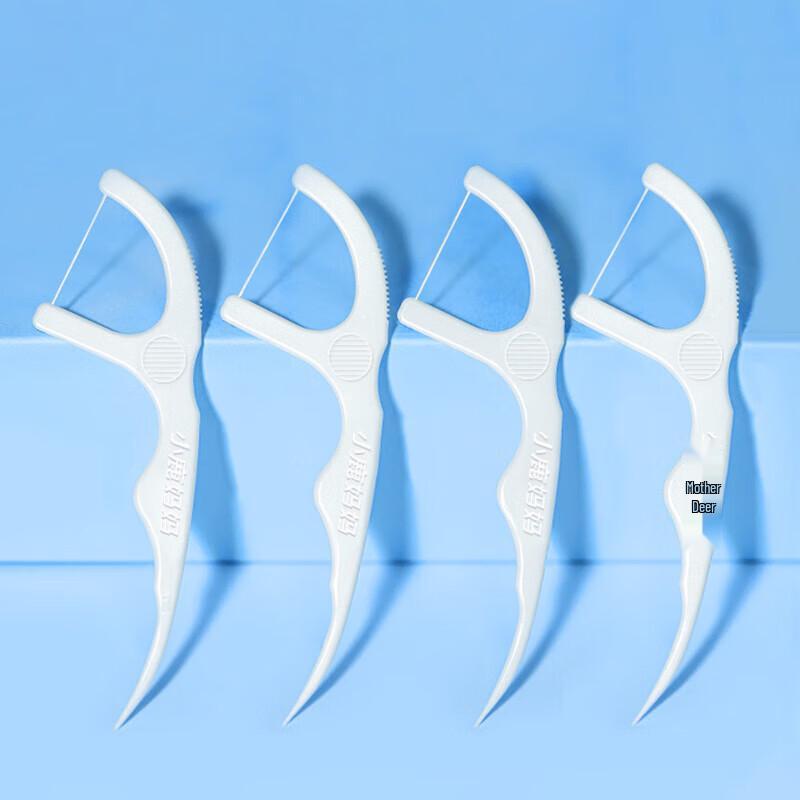 Deer Mom Classic Deep Cleaning Dental Floss Picks, 300 Count