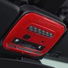 For -2024 Ford Bronco ABS Red Interior Front Reading Light Frame Cover Trim
