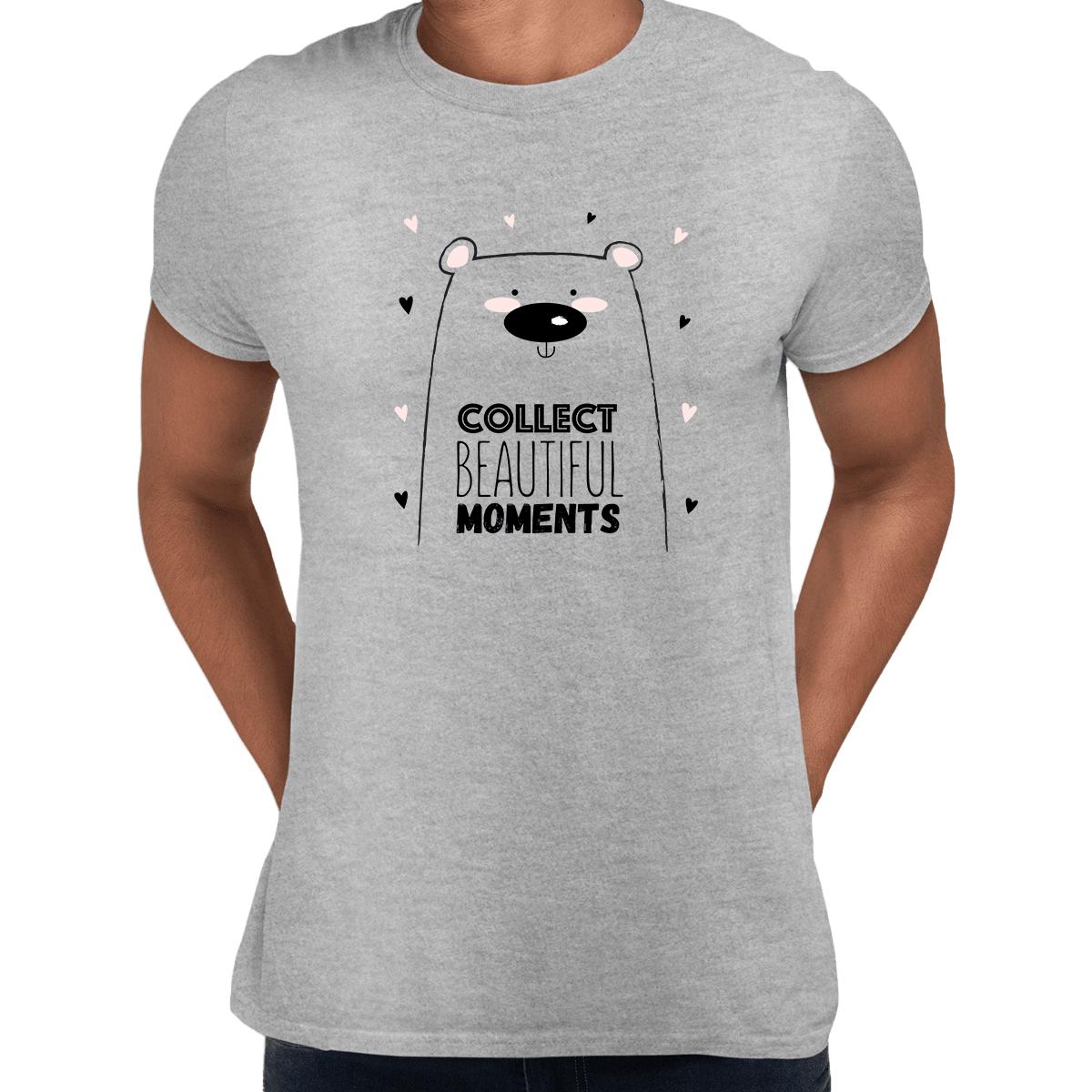 Collect Beautiful moments Animal Dog Funny Quote Unisex T-shirt S