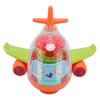 Children Electric Airplane Toy Universal Simulation Airplane Model Transparent Gear Airplane Toy wit