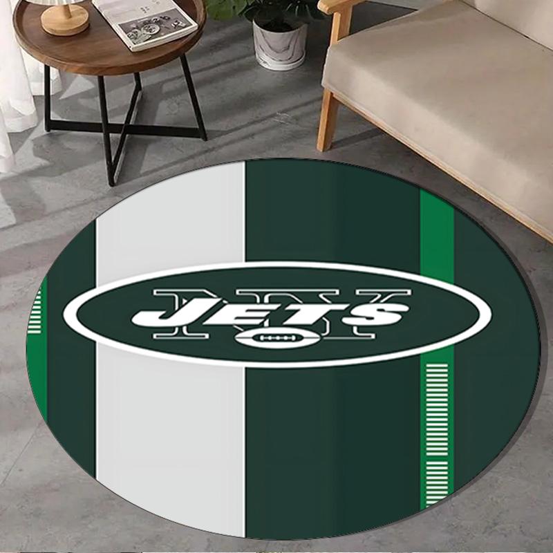 Jaguar Team Spirit Round Rug for Livingroom,Bedroom, Palyroom, Chair Rug, Area rug, Circle Carpet, Large Size Fan Christmas gift