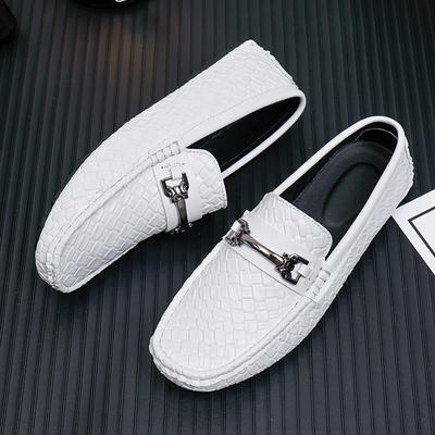 Neue Slipper Herren Freizeitschuhe Handgefertigte Slipper Herren Slipper Mokassins Atmungsaktiv Slip-on Große Größe Fahrslipper für Herren