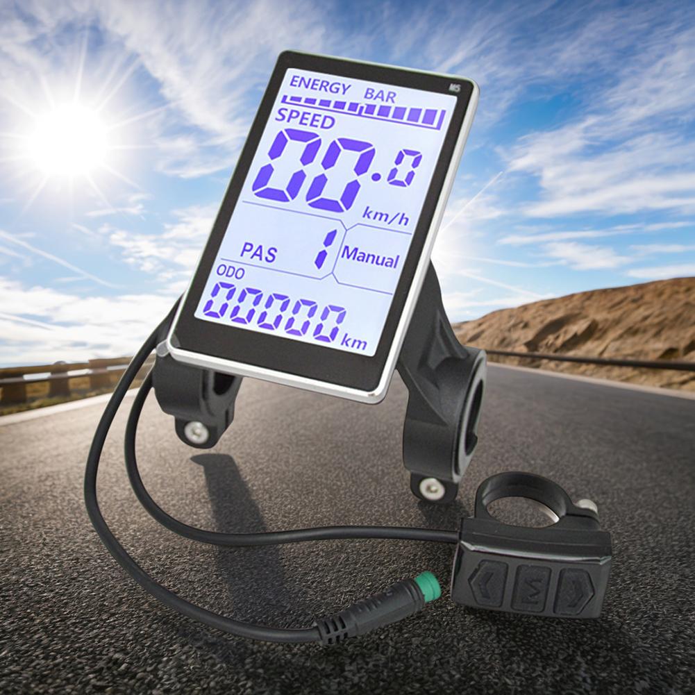 Electric Bike LCD Display Screen Waterproof Electric Bike LCD Display Meter Electric Scooter Panel Screen for Electric Bike