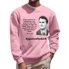 Men's Fashionable Casual Long-sleeved Printed Round Neck Sweatshirt Top