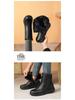 Damen Winter Schneestiefel mit Fleecefutter - Rutschfest, Verdickte Baumwolle Kurze Stiefel