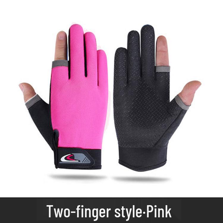 Unisex Summer Outdoor Cycling & Fishing Gloves - Fingerless, Sun Protection, Touchscreen Compatible, Breathable & Lightweight.