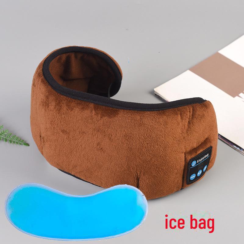 3D Bluetooth Eye Mask Headset: Smart Wireless Music Earmuffs with Breathable, Light-Blocking Sleep Mask
