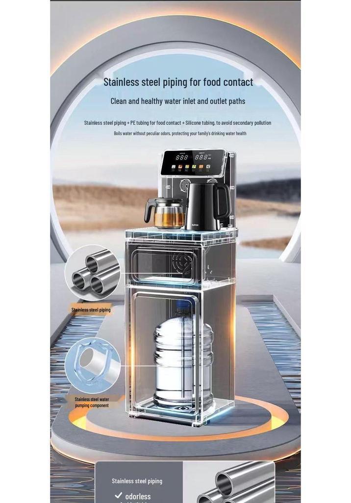 Supor SW-CBJ52 Tea Bar Smart Water Dispenser, Bottom-Loading, Warm & Hot Water for Home Use