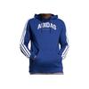 Adidas Comfortable Casual Versatile Hooded Long Sleeve Sweatshirt Men Sweatshirt Blue JV6502