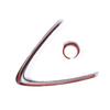 For Alfa Romeo Giulia Stelvio 2017 2018      ABS Plastic Front Grill Decoration Frame Car Accessories