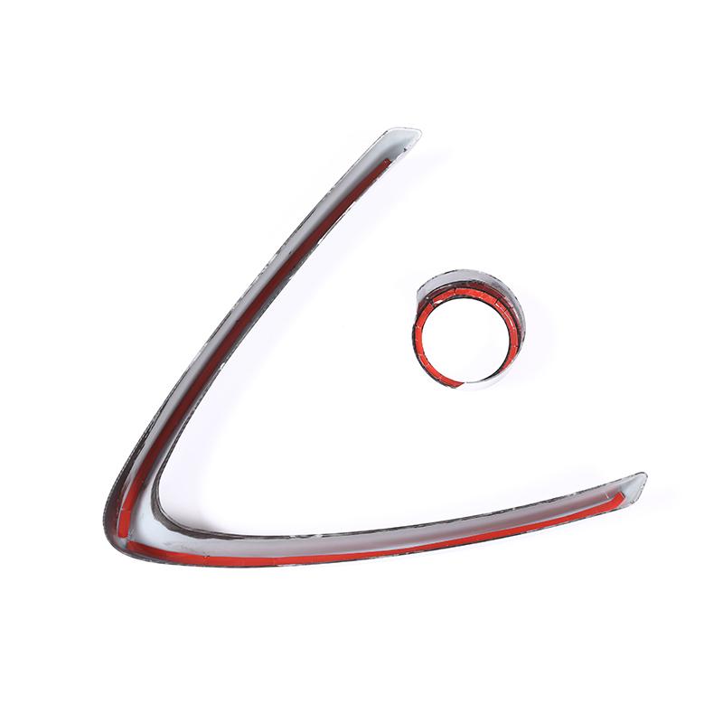 For Alfa Romeo Giulia Stelvio 2017 2018      ABS Plastic Front Grill Decoration Frame Car Accessories