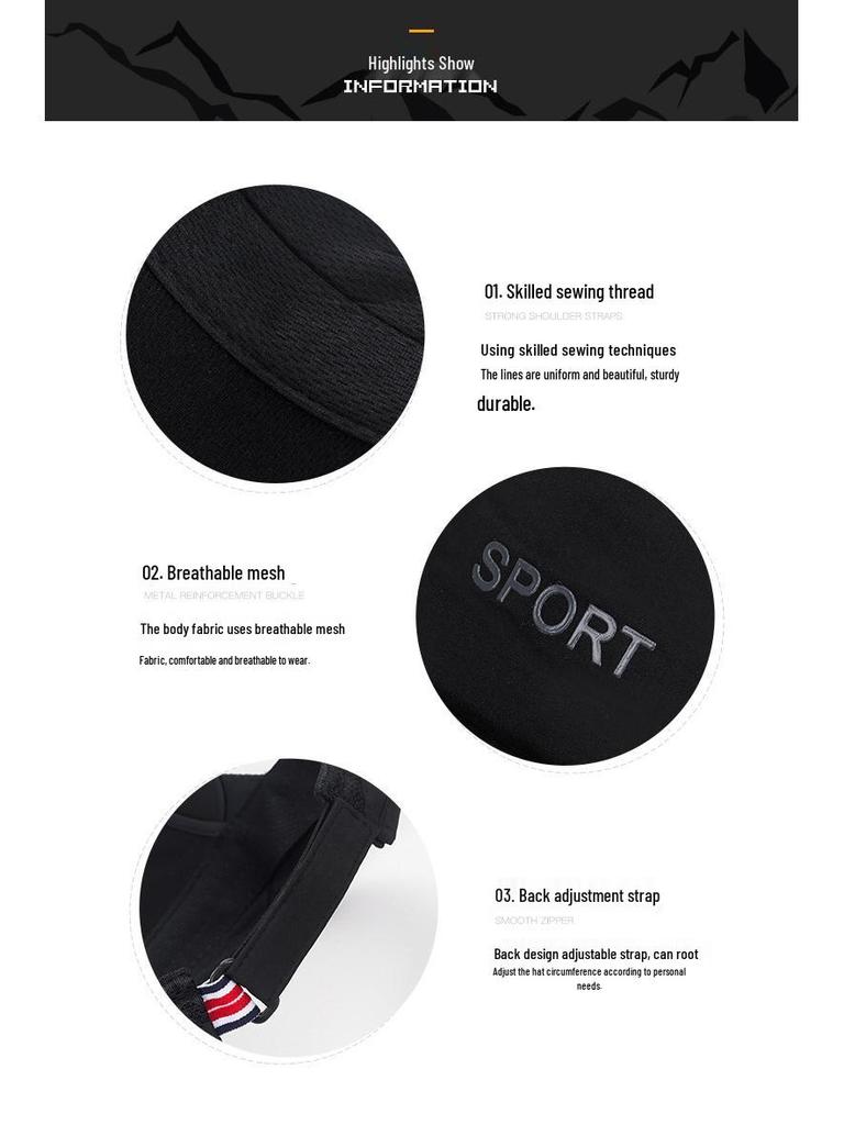 Summer Unisex Wide-Brim Sun Protection Hat with Drawstring