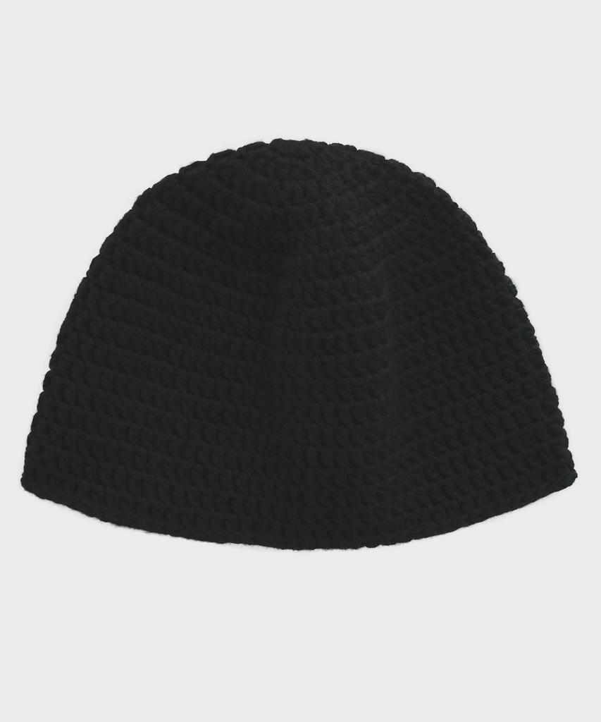Andobaihaendeu Fizz Crochet Hat Black