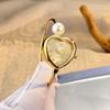 New Heart-shaped Dial Pearl Watch Adjustable Elegant Bracelet Watch Gift Luxury Ladies Watch for Women