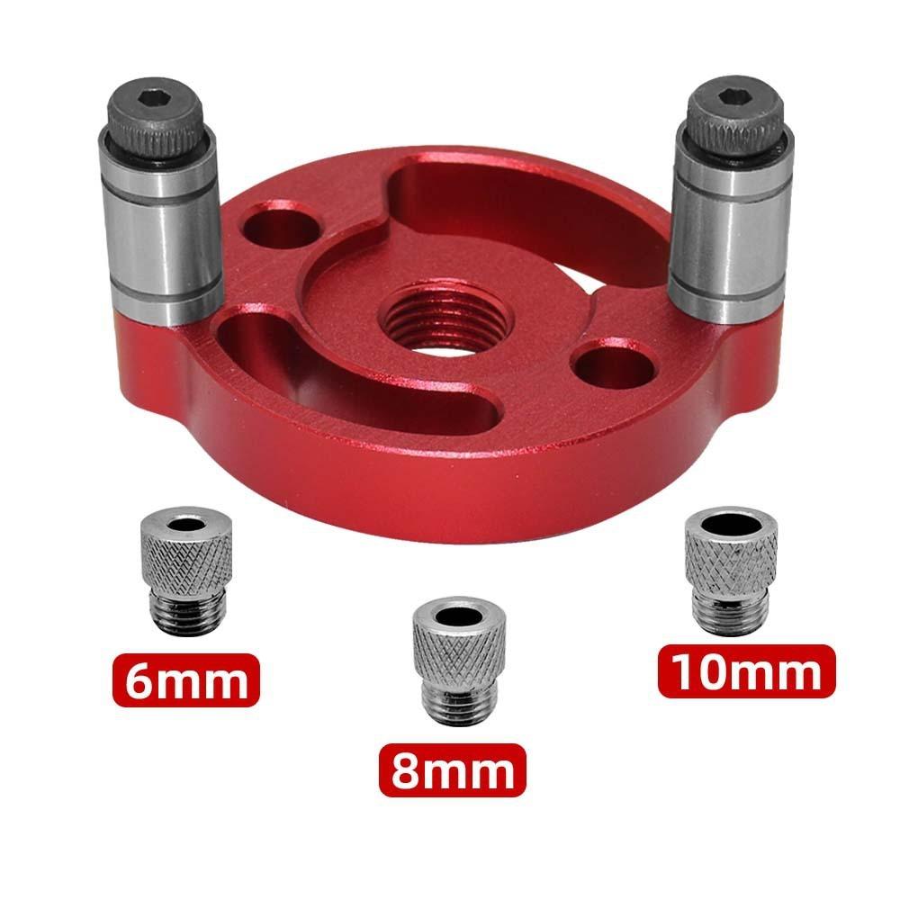 Aluminum Self Center Dowel Jig 3-10mm Vertical Hole Jig New Hole Puncher Locator  Woodworking Tools