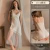 Sex Underwear Women'S Sexy Lace With Chest Pad Suspender Pajamas Perspective Mesh Pure Desire Nightdress Set 6572