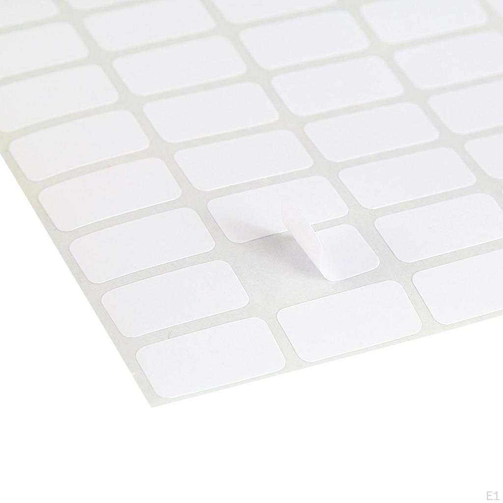 50x Storage Container Stickers Sheet Blank Diamond Painting Labels Easy Peel Off Decals for Marking