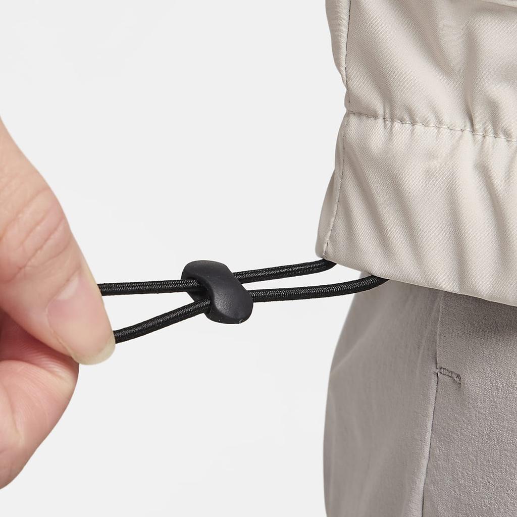 Nike Storm Fit Swift Solid Color Hooded Zip Casual Jacket Women Jackets Stone-Brown FB7493-104