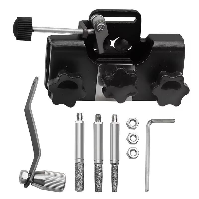 Portable Hand-Crank Chainsaw Chain Sharpener and Grinder
