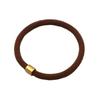 Durable Thick Leather Hair Elastic Band - High Elasticity, No Damage