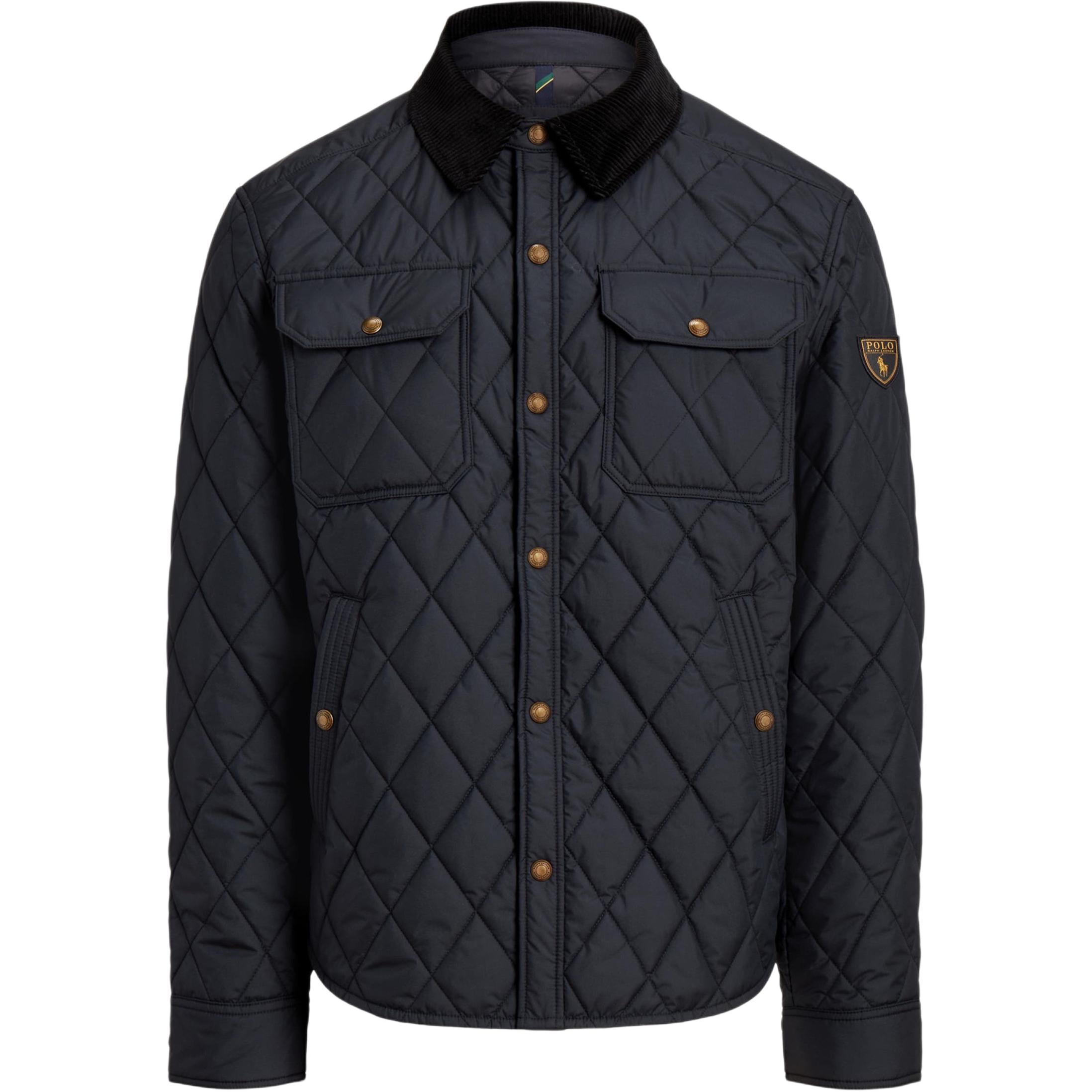 

Polo Ralph Lauren Diamond Pattern Solid Color Quilted Single Breasted Cotton Jacket Men jackets 710876085-002 2XL