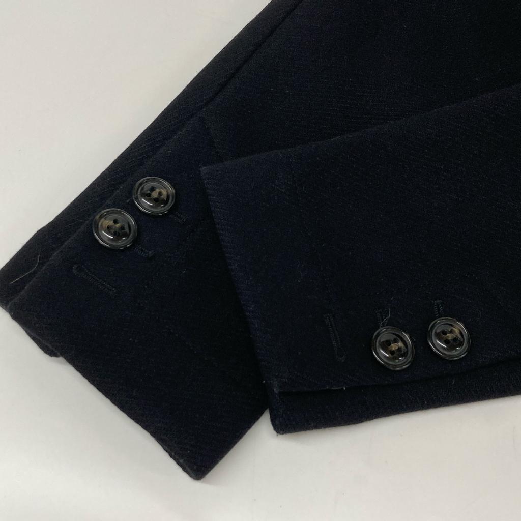 DSQUARED2 Black mouton collar wool short coat coat 38 blackUsed