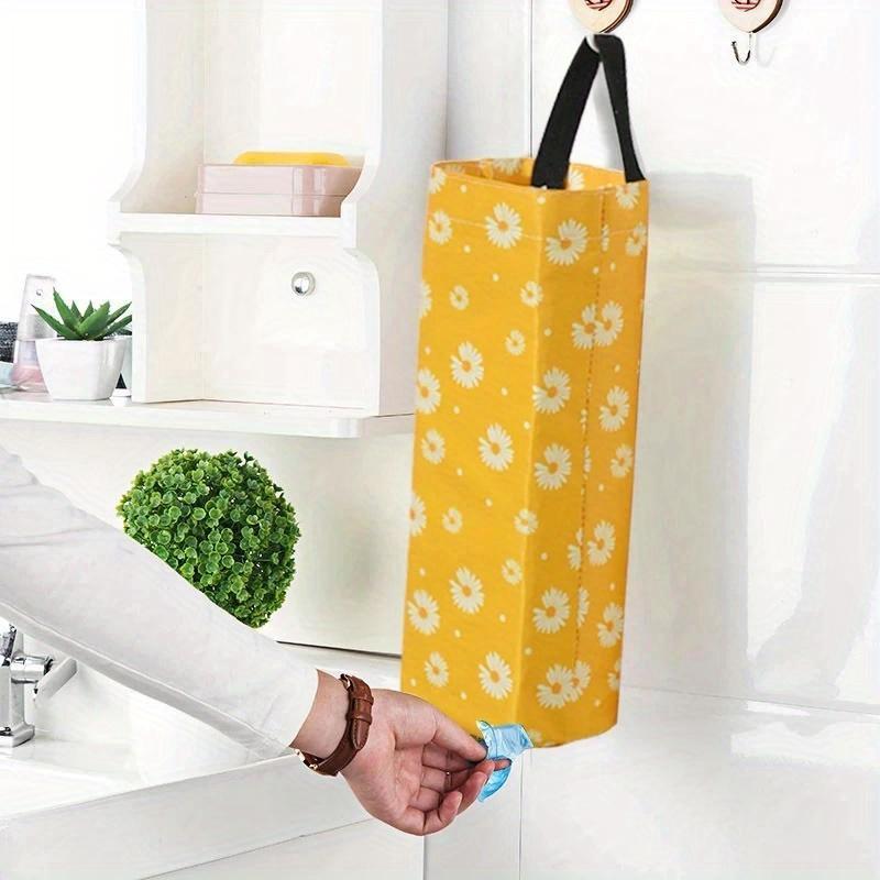 

Grocery Bag Holder Wall Mount Holder Dispenser Hanging Storage Trash Garbage Bag Home Kitchen Garbage Organizer