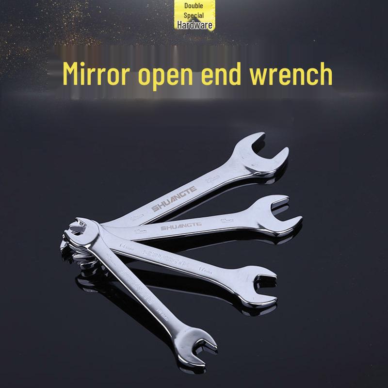 Mirror Polished Metric Double-Ended Open Wrench 6*7 (Box of 10)
