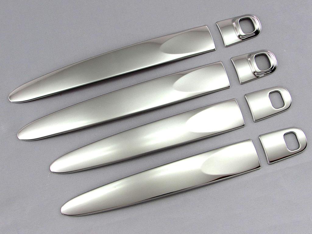 BRIGHTZ Finish Stainless Steel Door Handle Cover Half Cover Type for Wake LA A710 Ultra-Mirror Knob, [TNT600-NOBU-HS-AD0AE2FD0FH2] LA700S, LA710S,