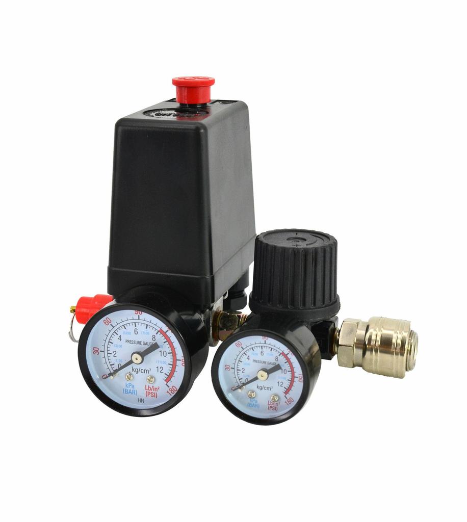 Awtools Pressostato per Compressore 230V 1 Ingresso 1/4"