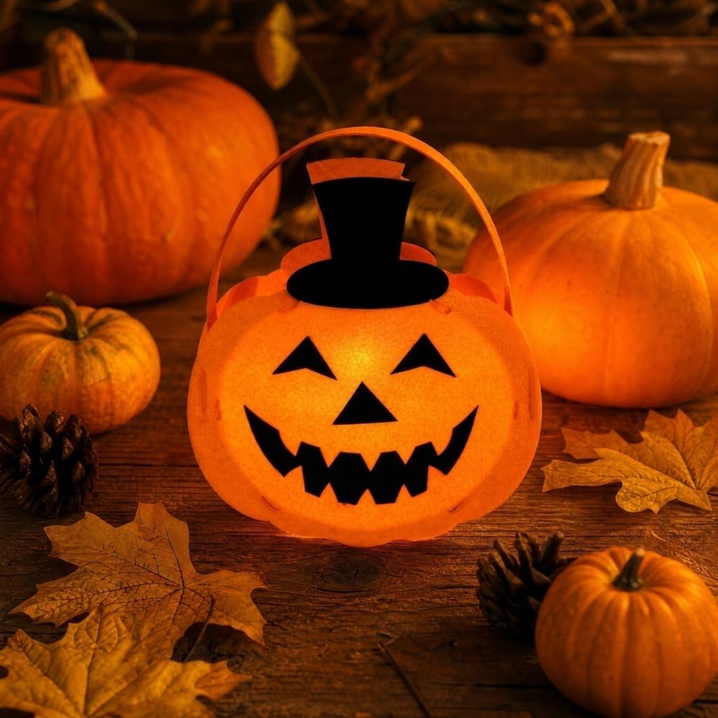 Halloween Pumpkin DIY - Decorating Set for Party Activities
