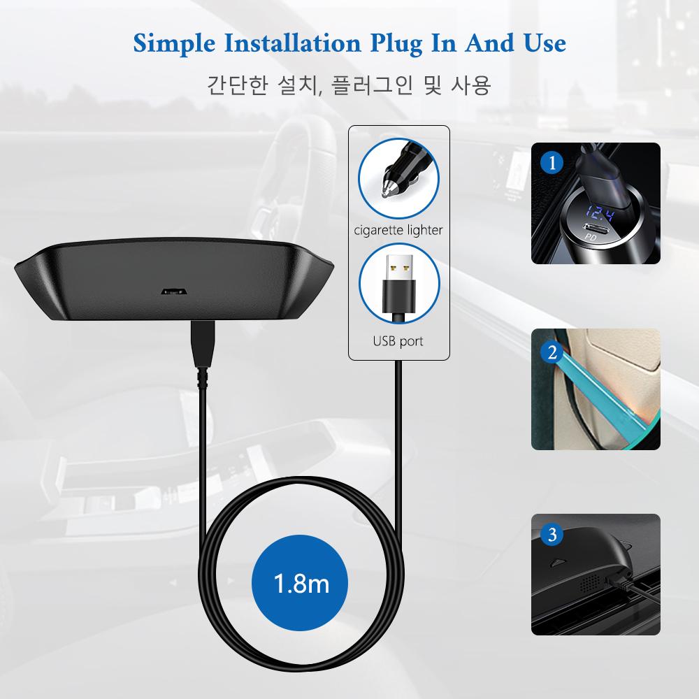 G3 GPS HUD Car Digital Speedometer Gauge Smart Head Up Display Security Over Speed Alarm Compass Clock Odometer Fit All Cars