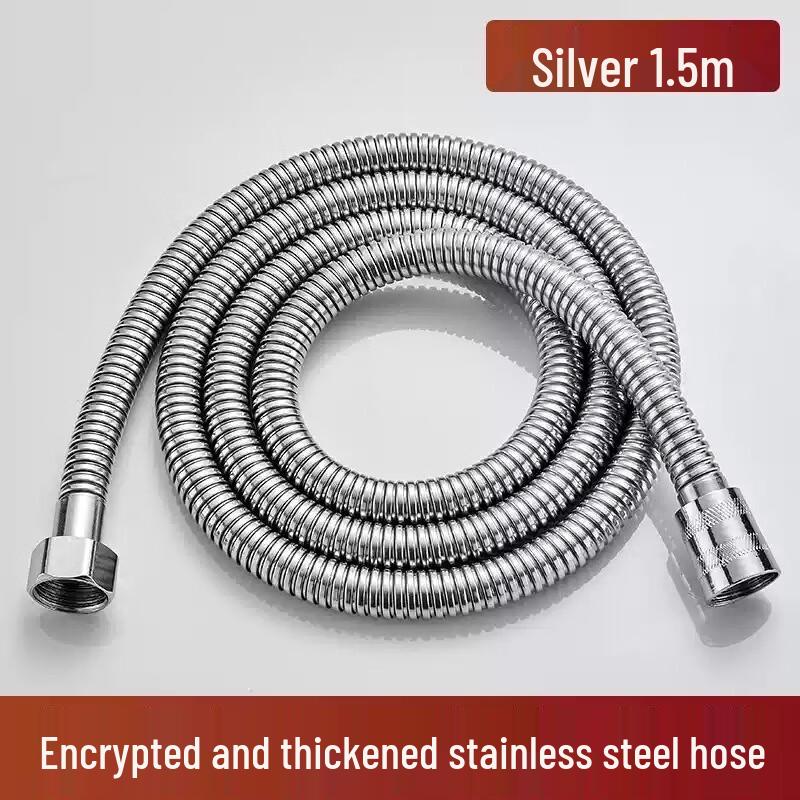 Fumede 1.5m Stainless Steel Shower Hose (6-Pack)