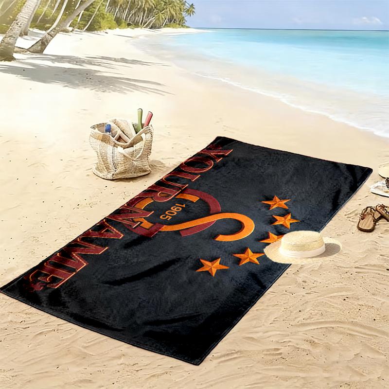 Custom Name,Galatasaray Print Beach Towel, Large Soft Quick Dry Towel for Beach Camping Swimming