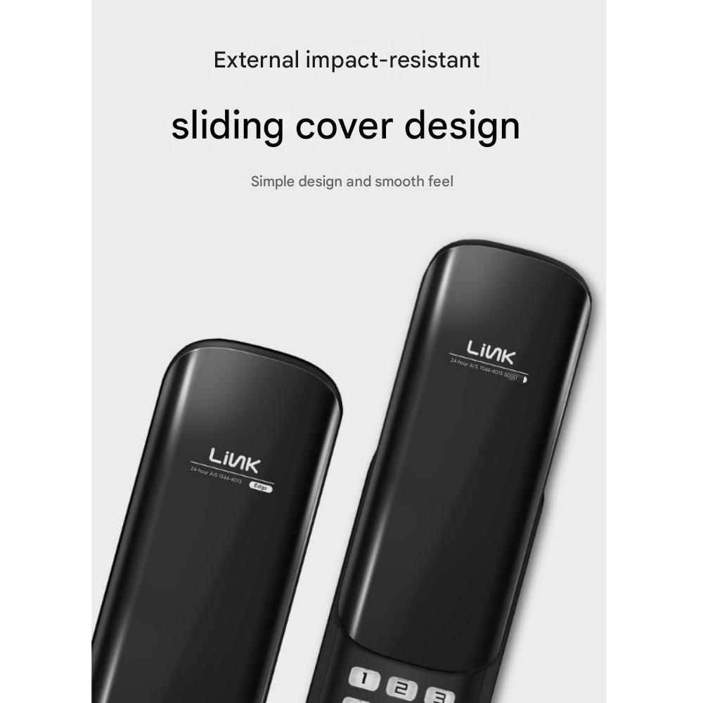 Fechadura Digital de Porta Link, Teclado Numérico de Bloqueio Instantâneo, Autoinstalação, Sem Cartão