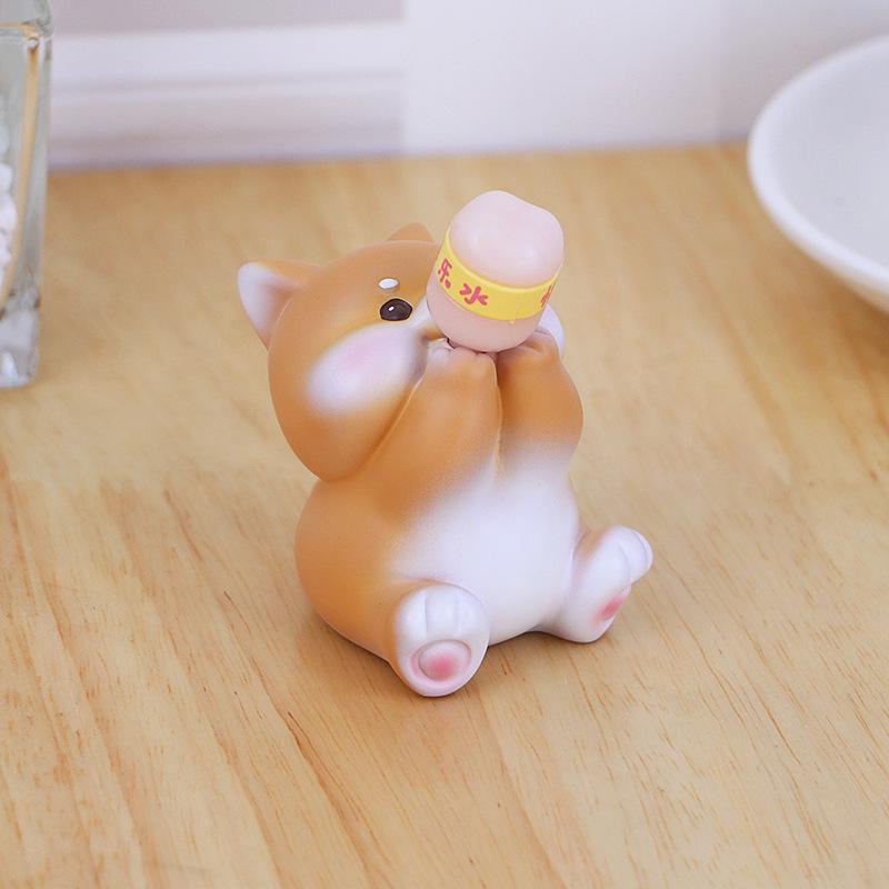 

Happy Ton Ton Pig Desk Ornament: Cola Drinking Pig for Emotional Relief, Stress Management, and Birthday Gift for Women As shown