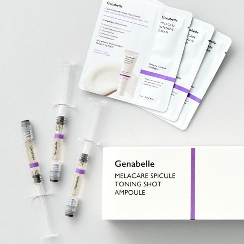 [Jennabel] Melacare Speckle Toning Shot Ampoule 1ml X 3 (+ 3ml of Freckle Cream Included)