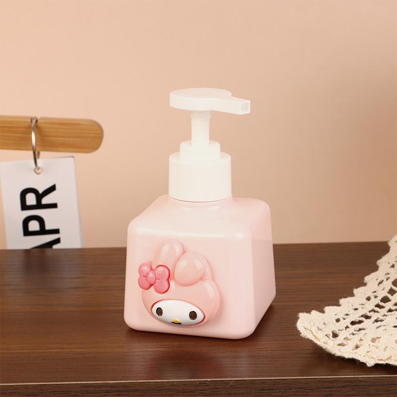 

200Ml Sanrio Hello Kitty Soap Bottle My Melody Shampoo Shower Milk Sub-Bottle Lotion Press Pink Storage Bottle
