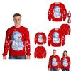 Festive Women's Xmas Jumper With Soft Material And Breathable Long Sleeves