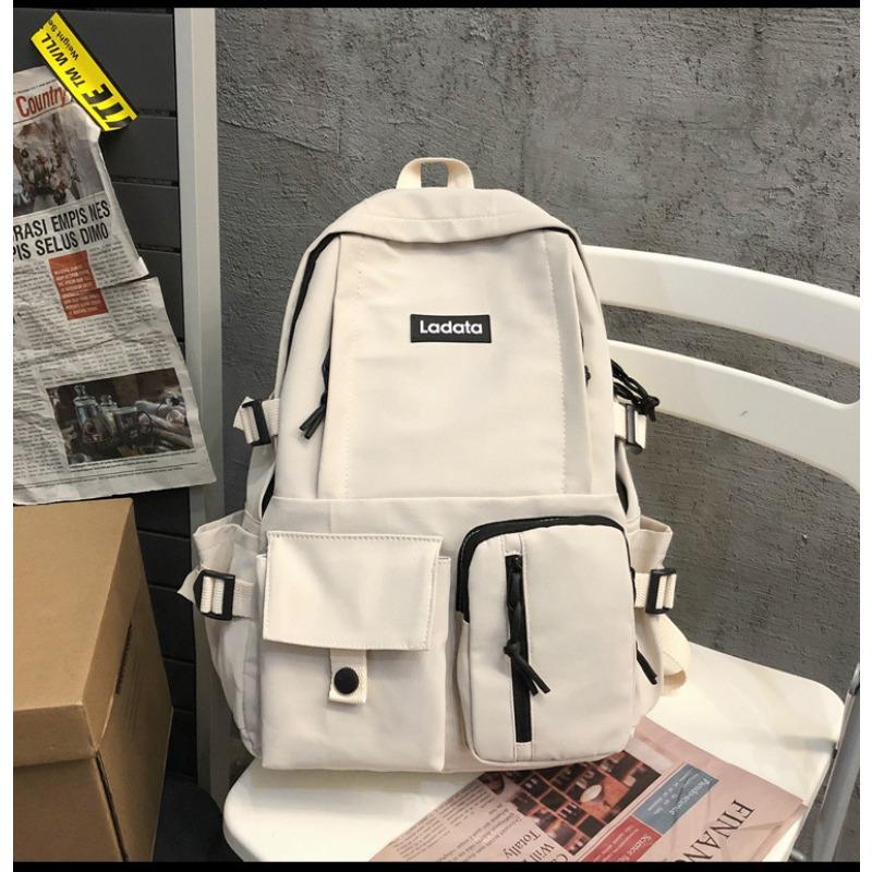 New Junior High School Student Schoolbag Harajuku Ulzzang College Style Backpack Computer Backpack O