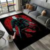 Horror Movie Chucky Pennywise Halloween Saw Character Carpet Rug for Living Room Bedroom Home Sofa Decoration,Non-slip Floor Mat