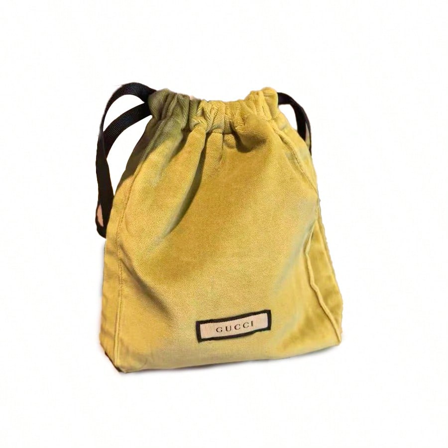 

GUCCI Ladies Yellow-Green Storage Bag, Made Of Velvet, Has A Large Capacity, Is Easy To Carry, Suitable For Daily Use, And Work.A Festival Gifts жовтий
