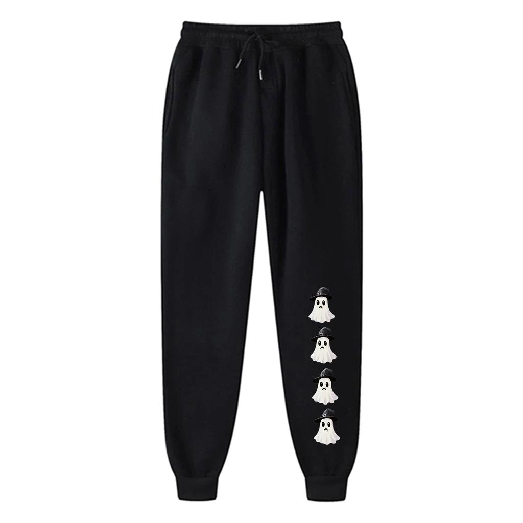 Ladies' Printed Unisex Casual Pocket Drawstring  Pants
