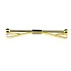Gentlemen Tie Clip Bar Clasp Cravat Pin Skinny Collar Silver Gold Necktie Brooch