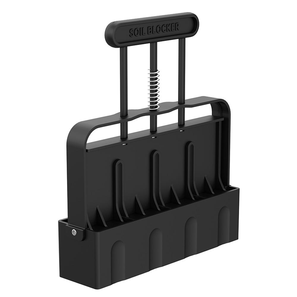 

Handheld Manual Seedling Soil Blocker ABS Soil Block Maker Reusable Soil Blocking Tool for чёрный