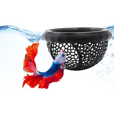 Floating Log Hideout for Betta Fish Tank Decorations Accessories