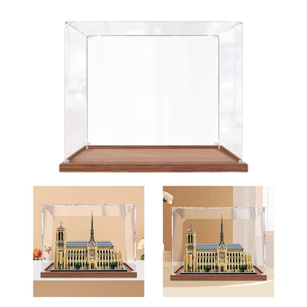 Acrylic Display Case Collectibles Box Figurine Showcase Organizer Dustproof Protection