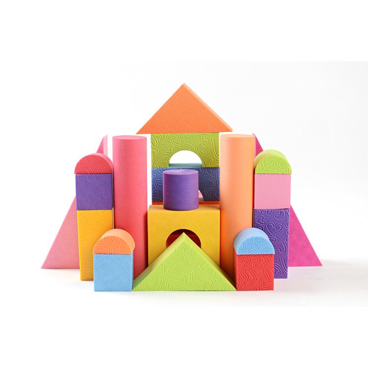 

Sirfo EVA Foam Soft Building Blocks for Kids - Small Table Area, Kindergarten Educational Assembly Toys 22*15*8